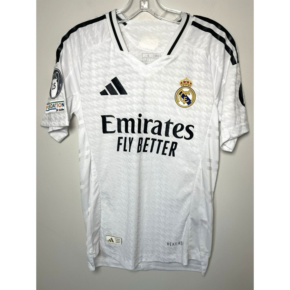 Real Madrid #9 Mbappe Jersey Adidas 2024 Home Soccer Shirt Women's Size Small